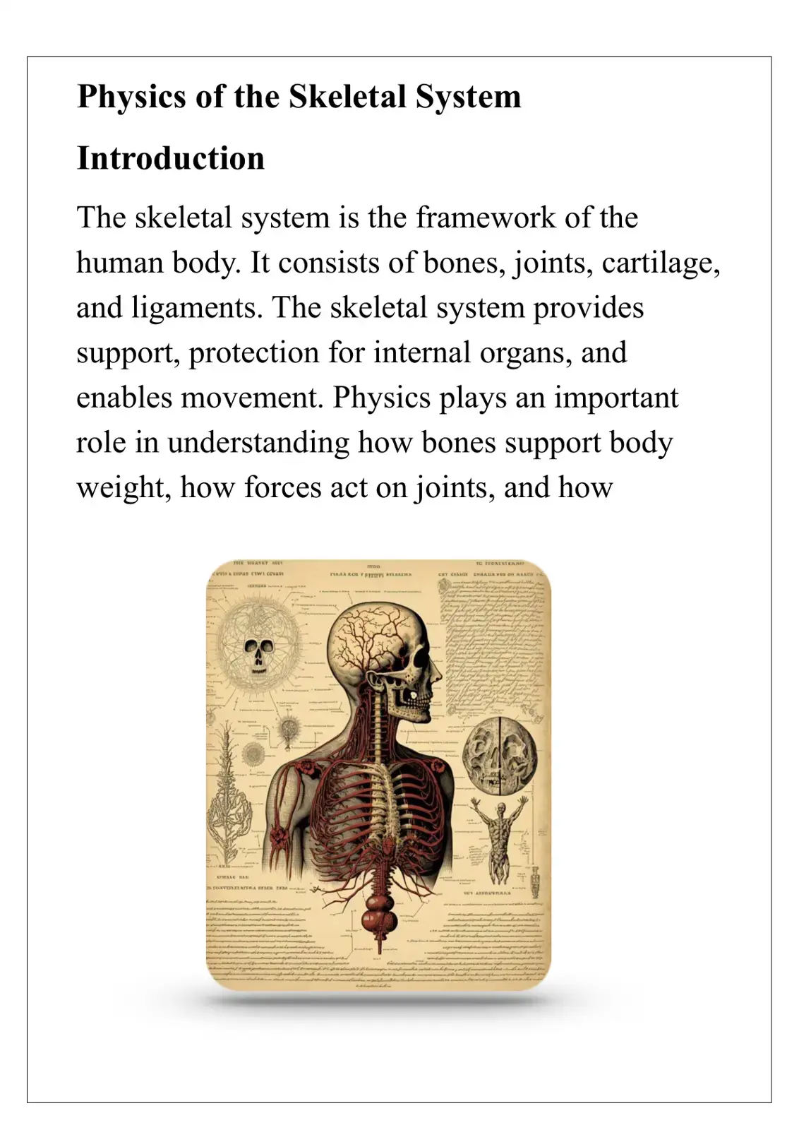 غلاف كتاب Physics of the Skeletal System