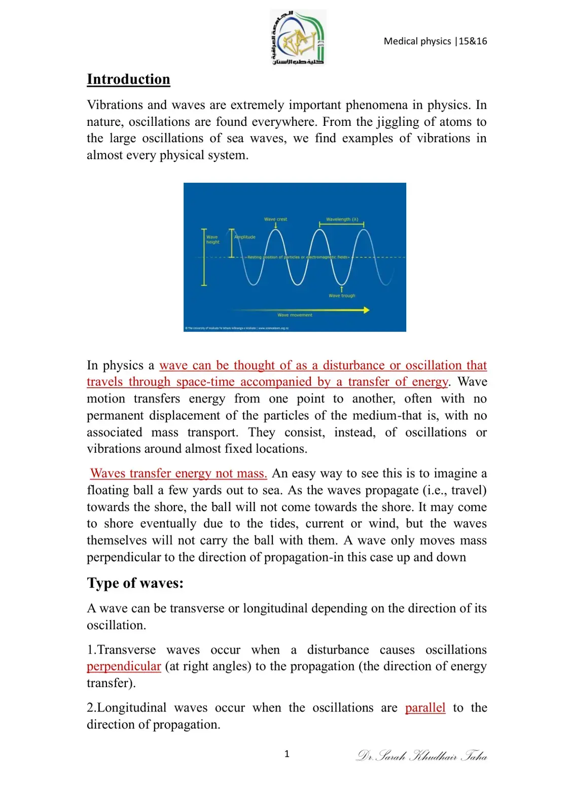 غلاف كتاب Medical physics | 15&16