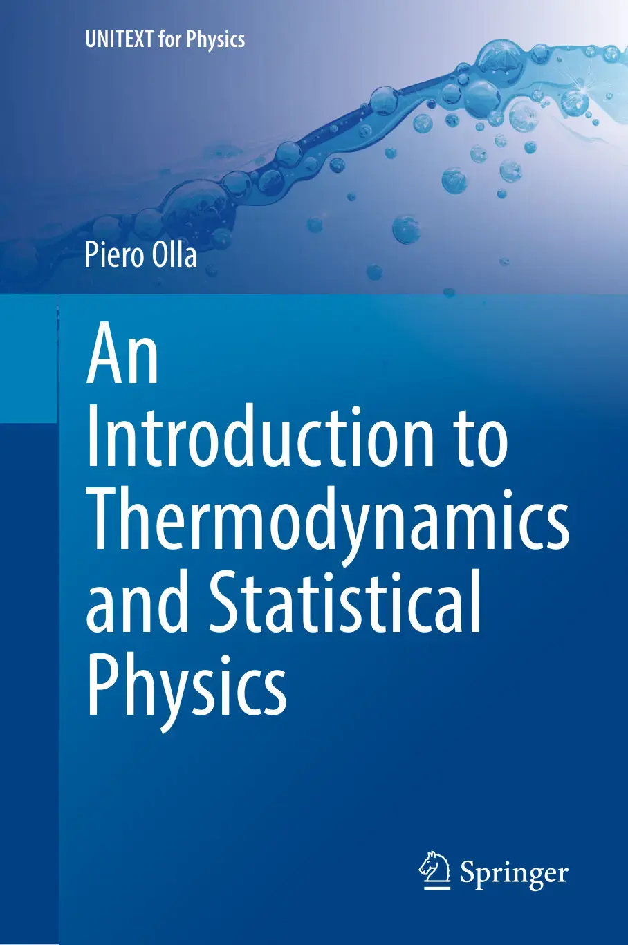 غلاف كتاب An Introduction to Thermodynamics and Statistical Physics
