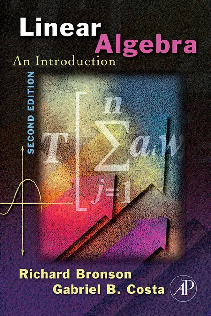 غلاف كتاب Linear Algebra An Introduction