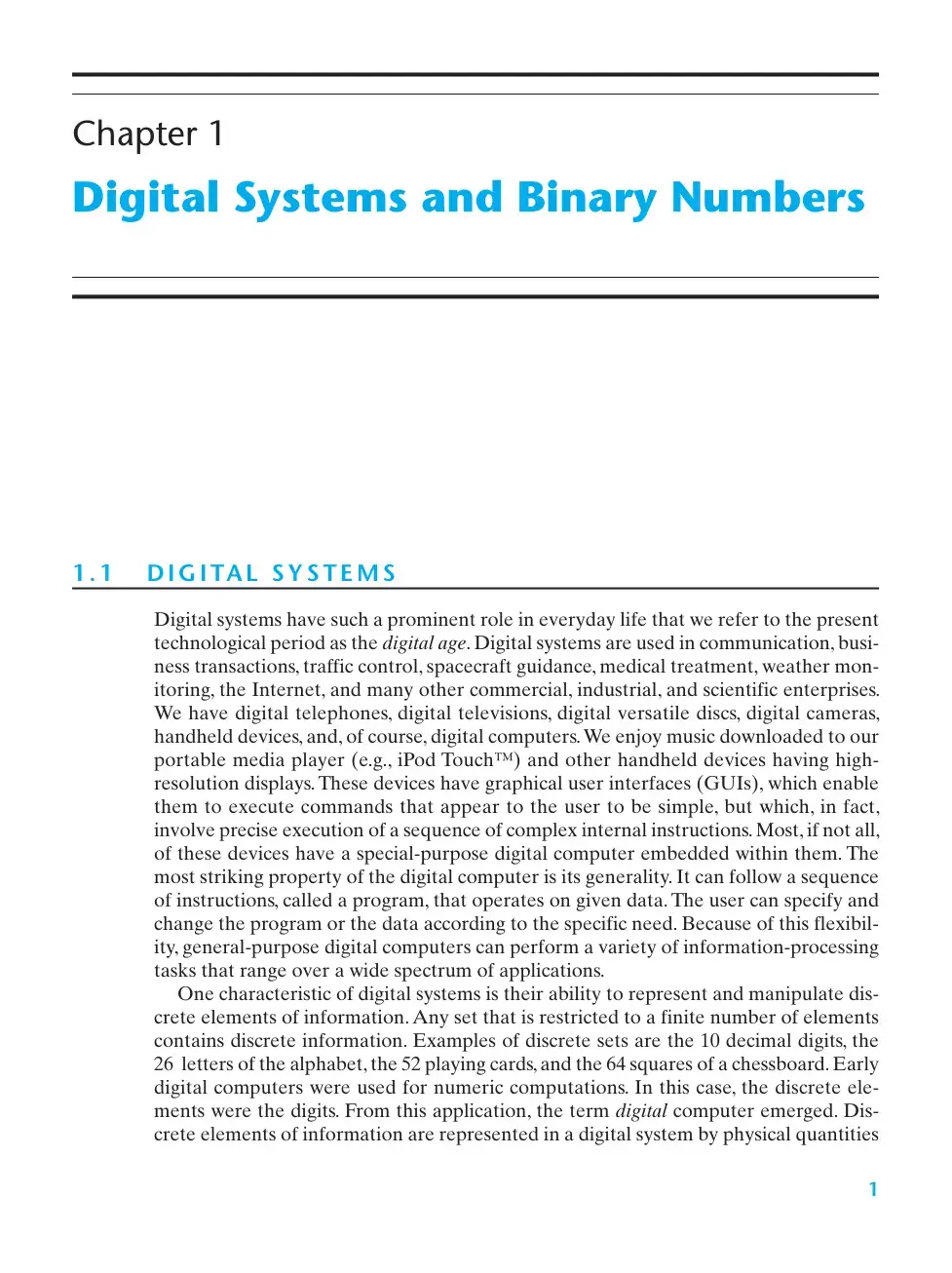 غلاف كتاب Digital Systems and Binary Numbers