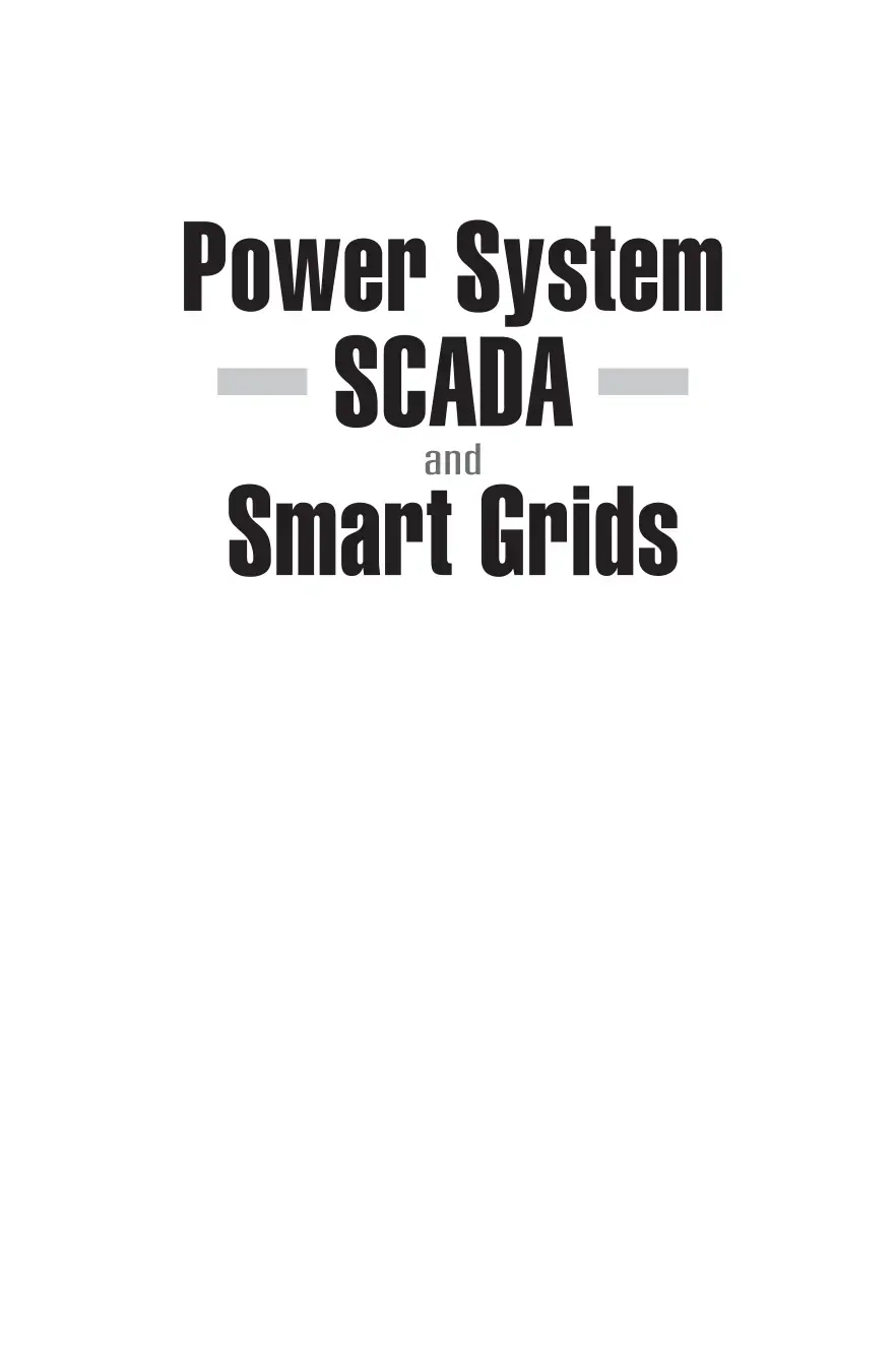 غلاف كتاب Power System SCADA and Smart Grids