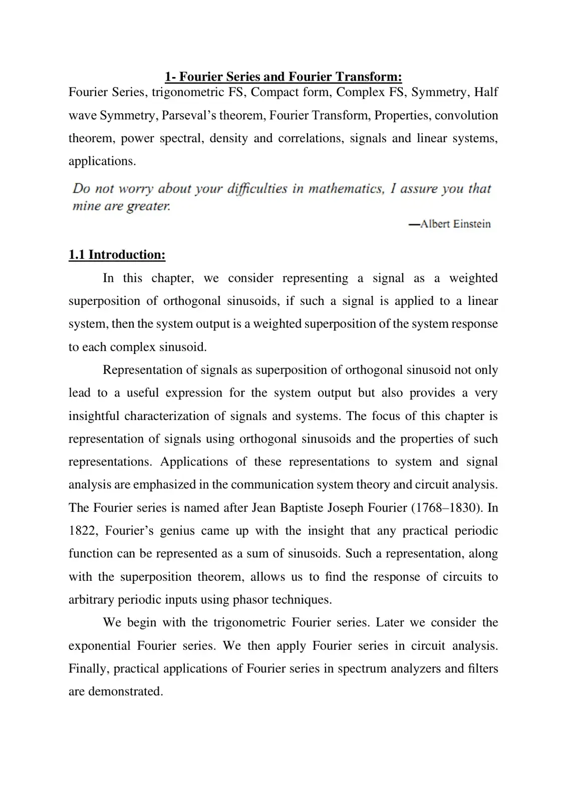 غلاف كتاب Fourier Series and Fourier Transform