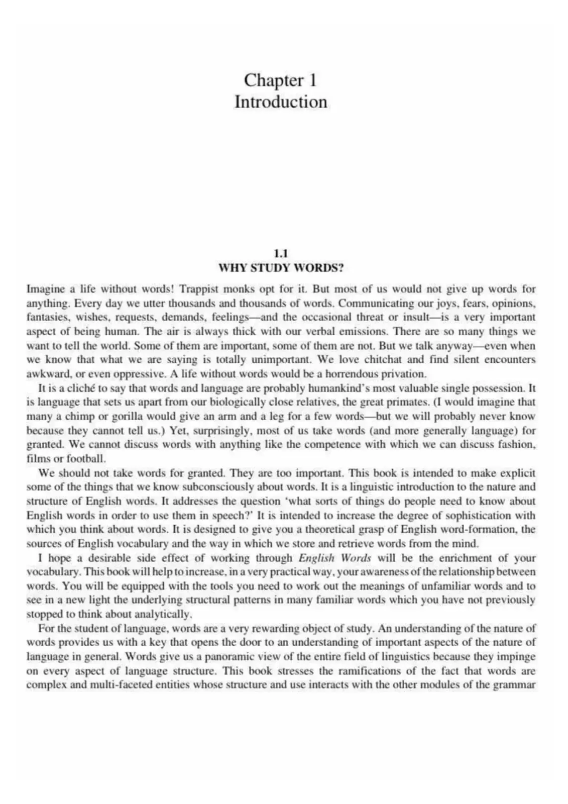 غلاف كتاب Why Study Words?
