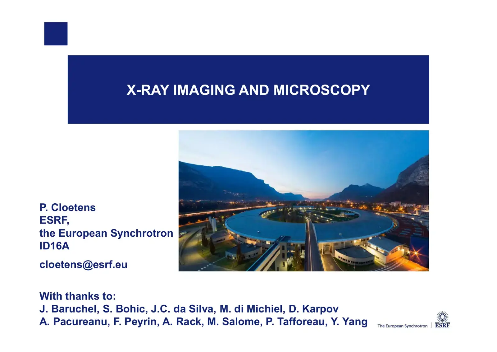غلاف كتاب X-ray Imaging and Microscopy