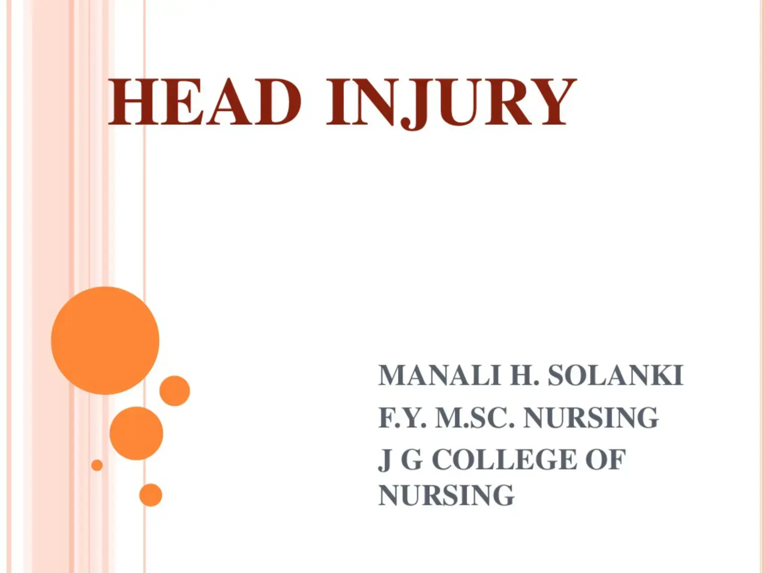 غلاف كتاب HEAD INJURY
