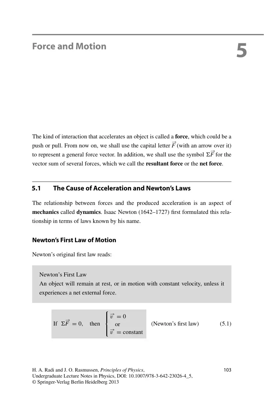 غلاف كتاب Force and Motion