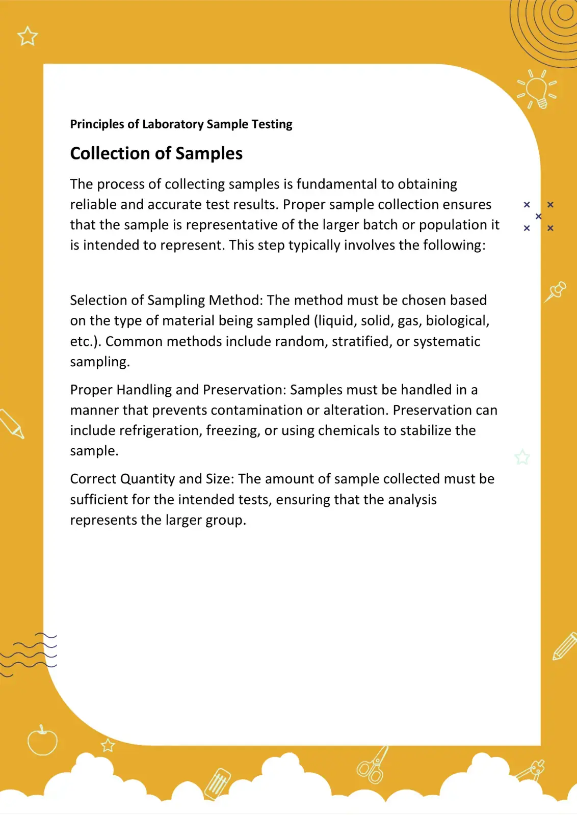غلاف كتاب Principles of Laboratory Sample Testing