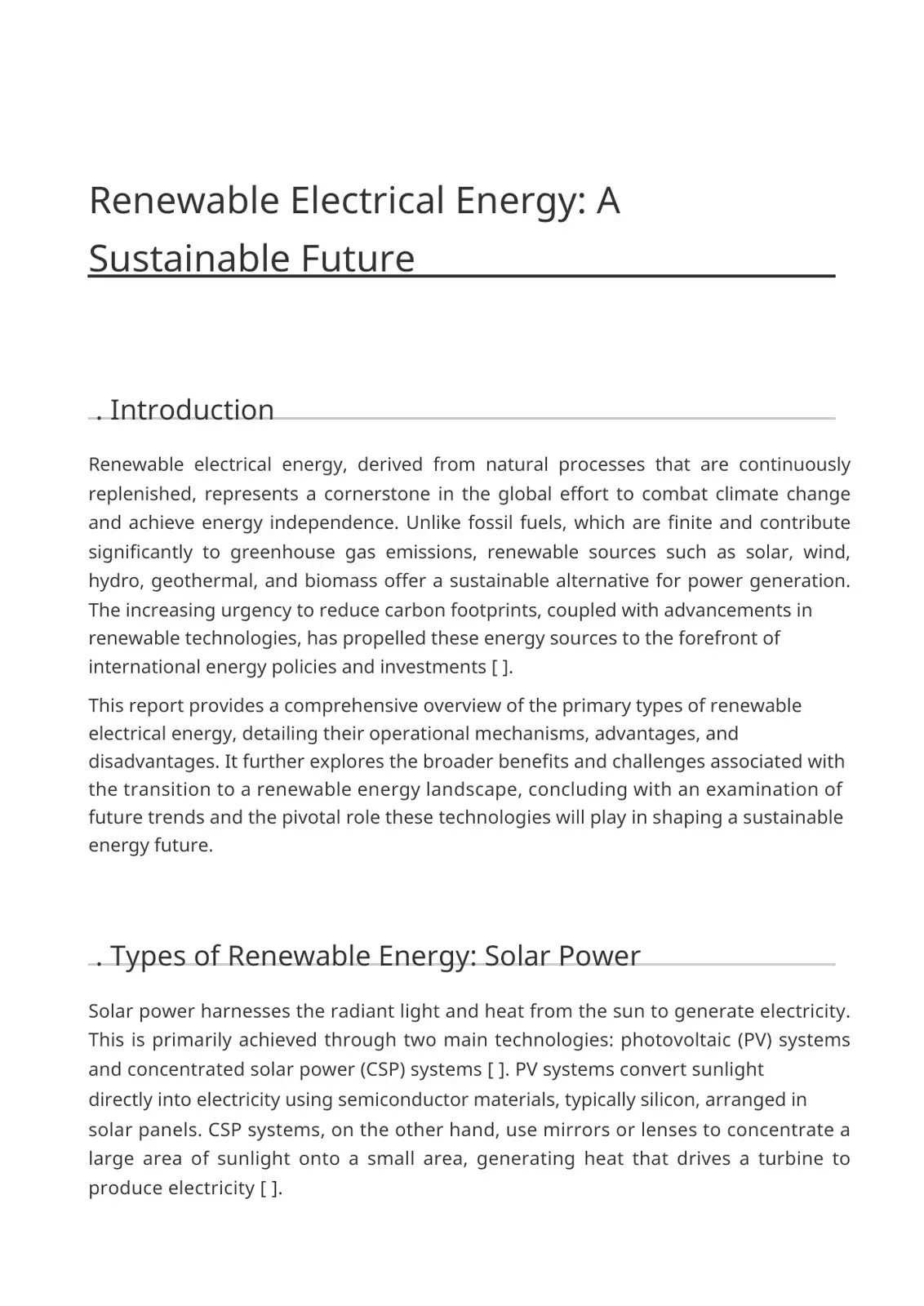 غلاف كتاب Renewable Electrical Energy: A Sustainable Future