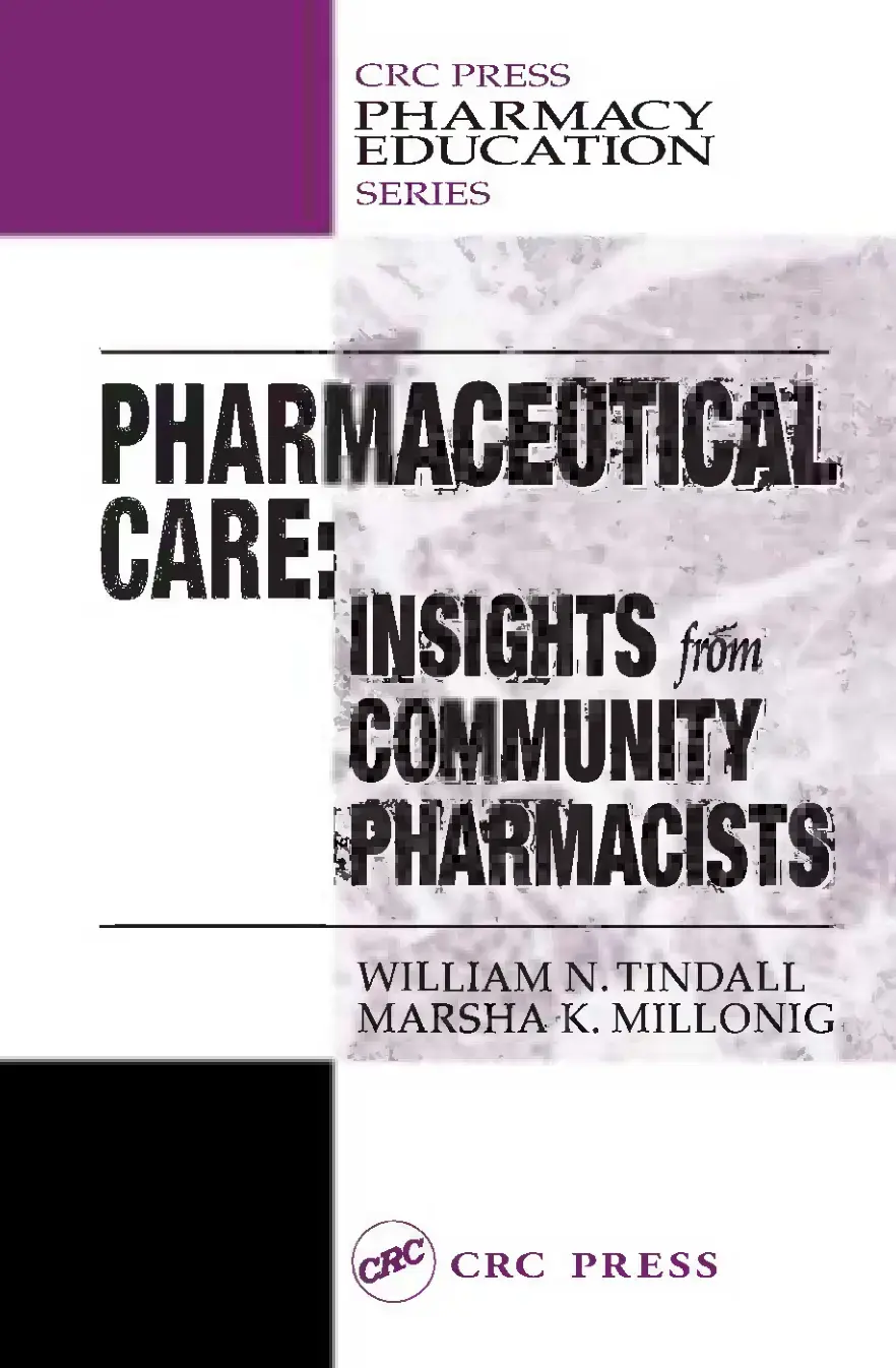 غلاف كتاب Pharmaceutical Care: Insights from Community Pharmacists