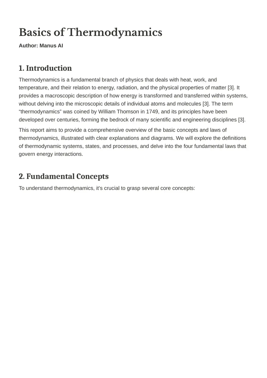 غلاف كتاب Basics of Thermodynamics