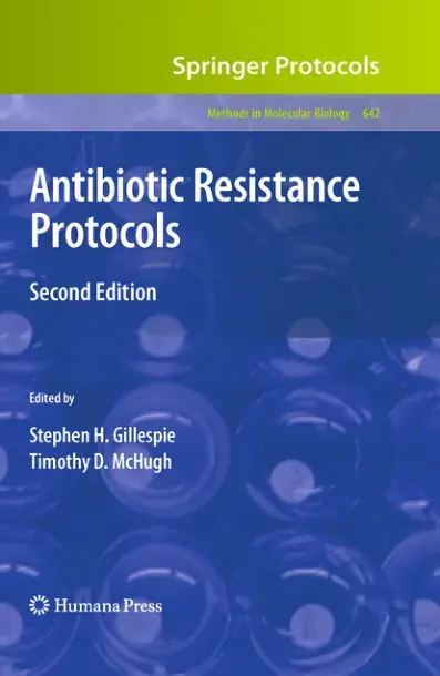 غلاف كتاب Antibiotic Resistance Protocols
