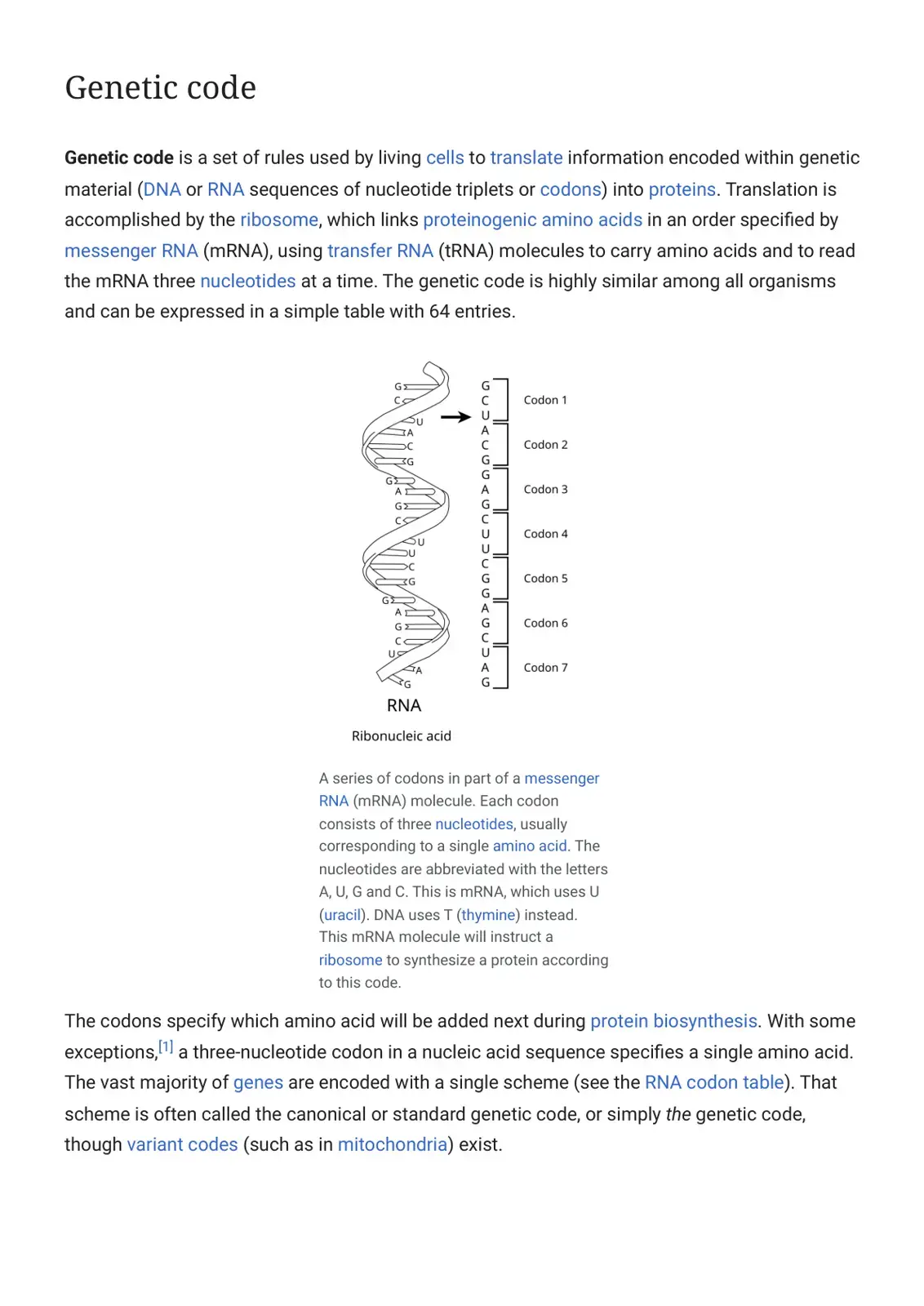 غلاف كتاب Genetic code