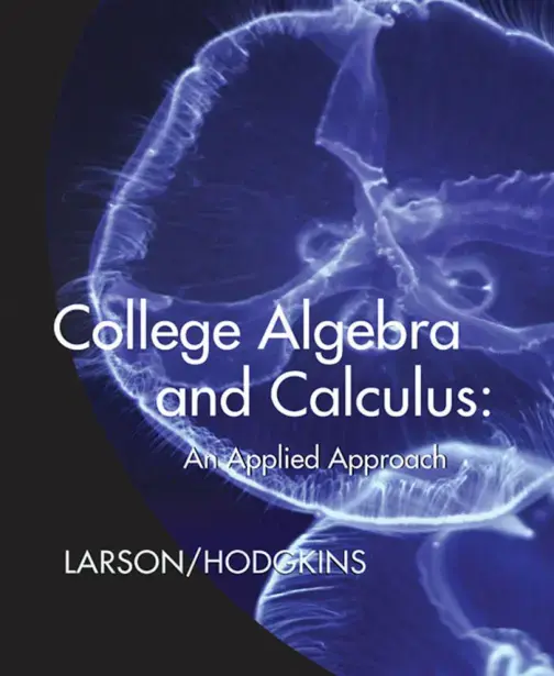 غلاف كتاب College Algebra and Calculus: An Applied Approach