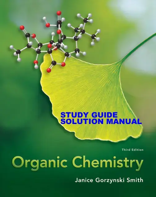 غلاف كتاب Organic Chemistry Study Guide and Solution Manual