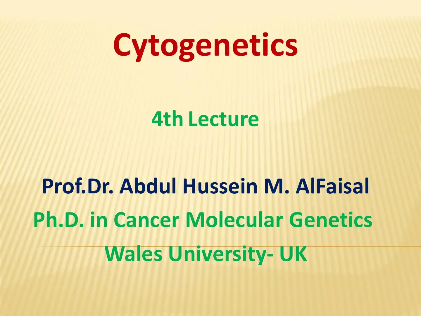 غلاف كتاب Cytogenetics