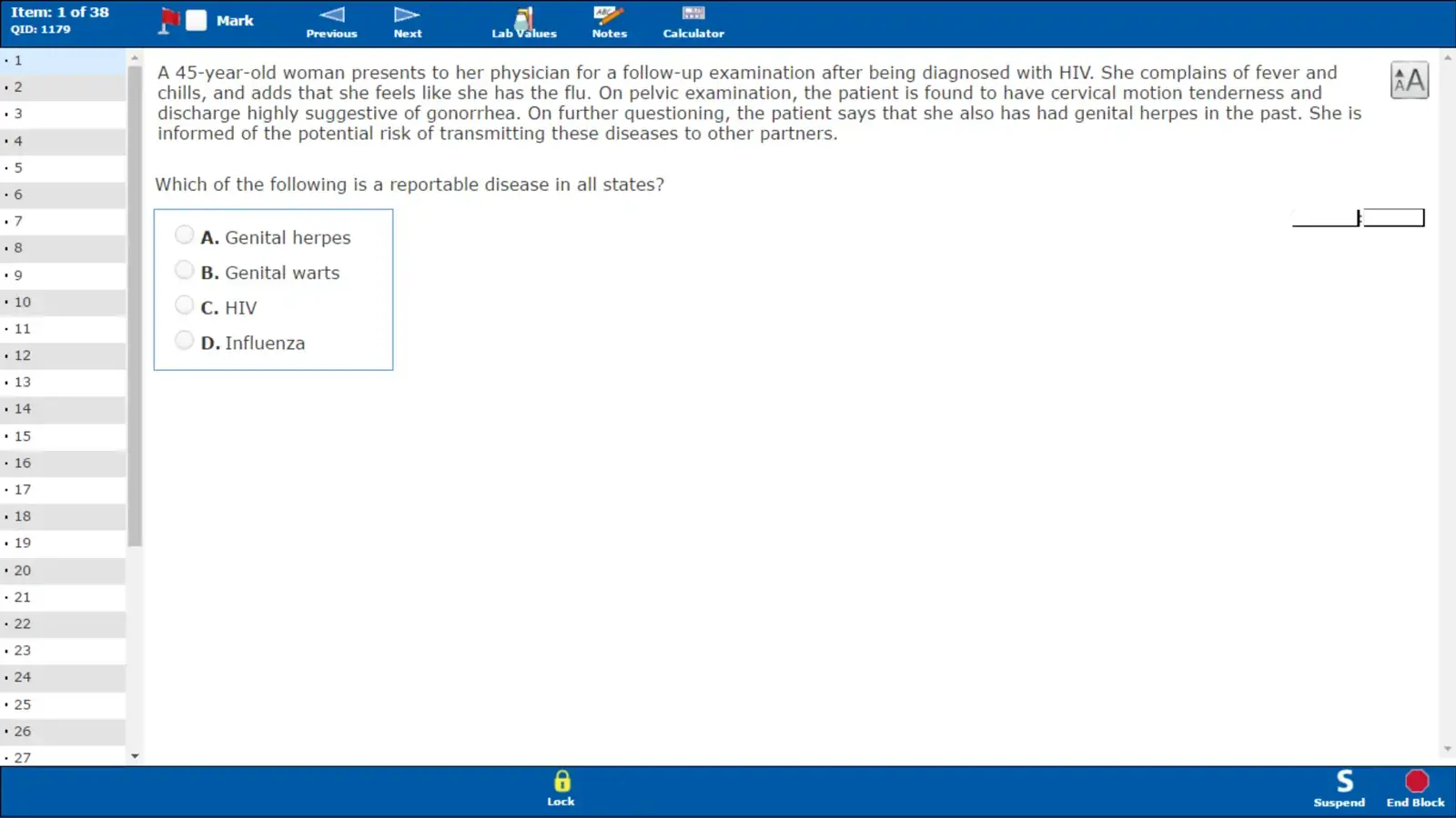 غلاف كتاب Lab Values Notes