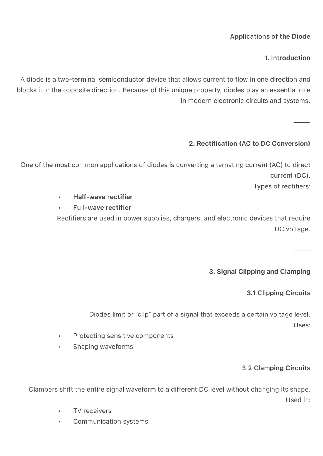 غلاف كتاب Applications of the Diode