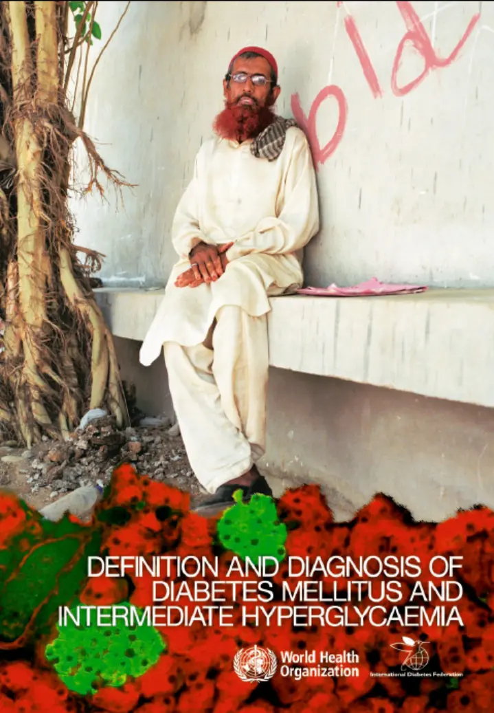 غلاف كتاب DEFINITION AND DIAGNOSIS OF DIABETES MELLITUS AND INTERMEDIATE HYPERGLYCAEMIA