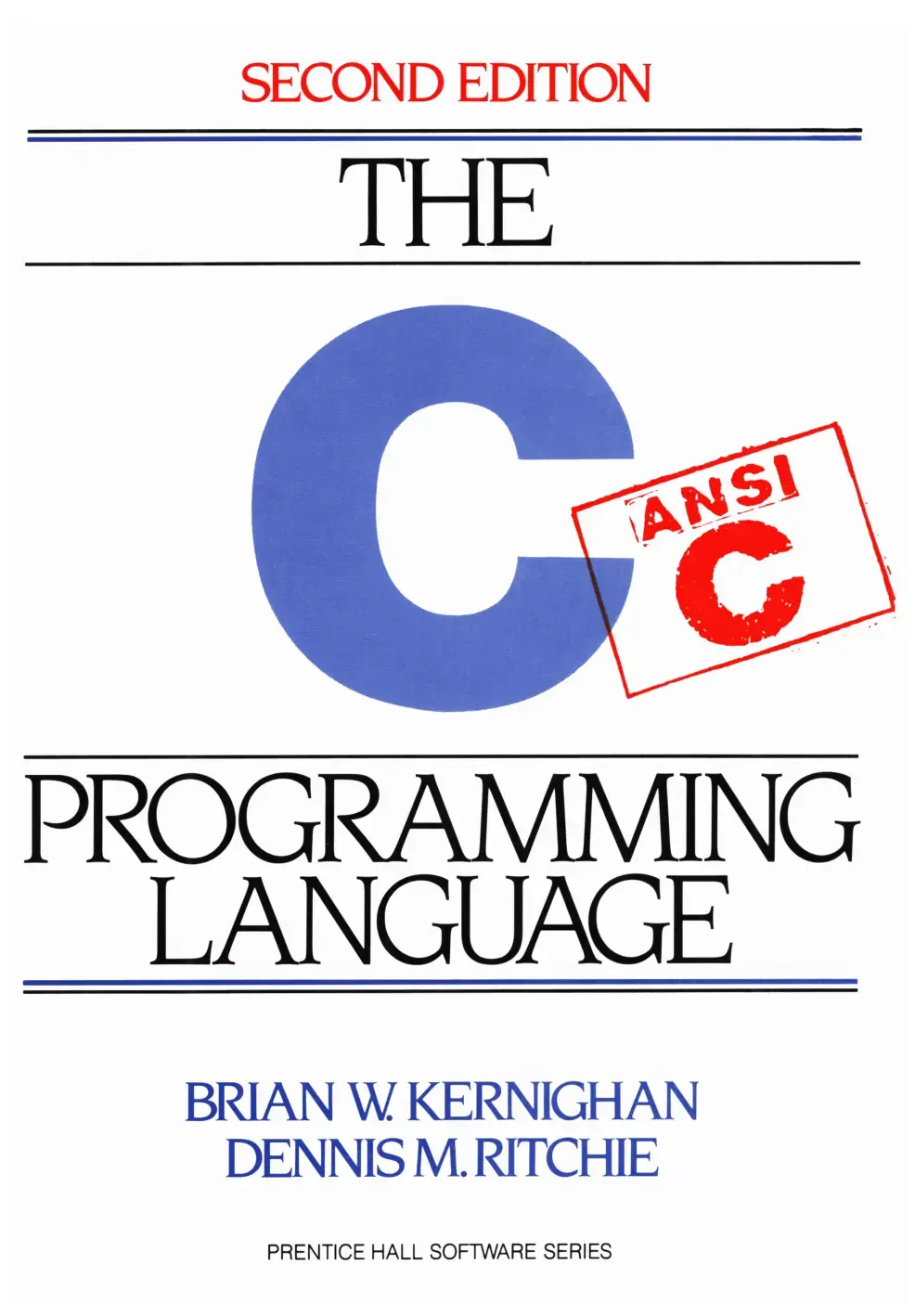 غلاف كتاب The ANSI C Programming Language