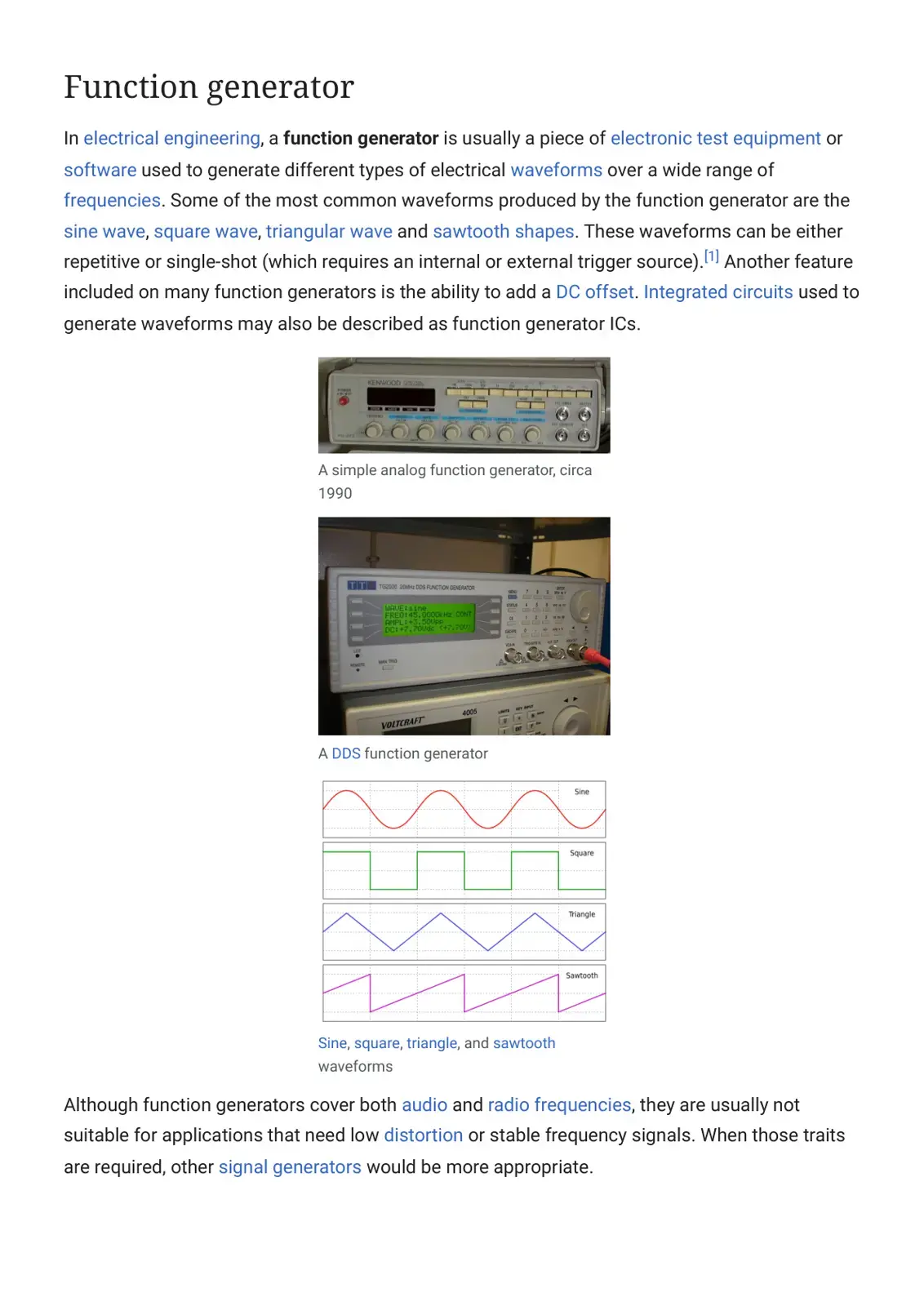 غلاف كتاب Function Generator