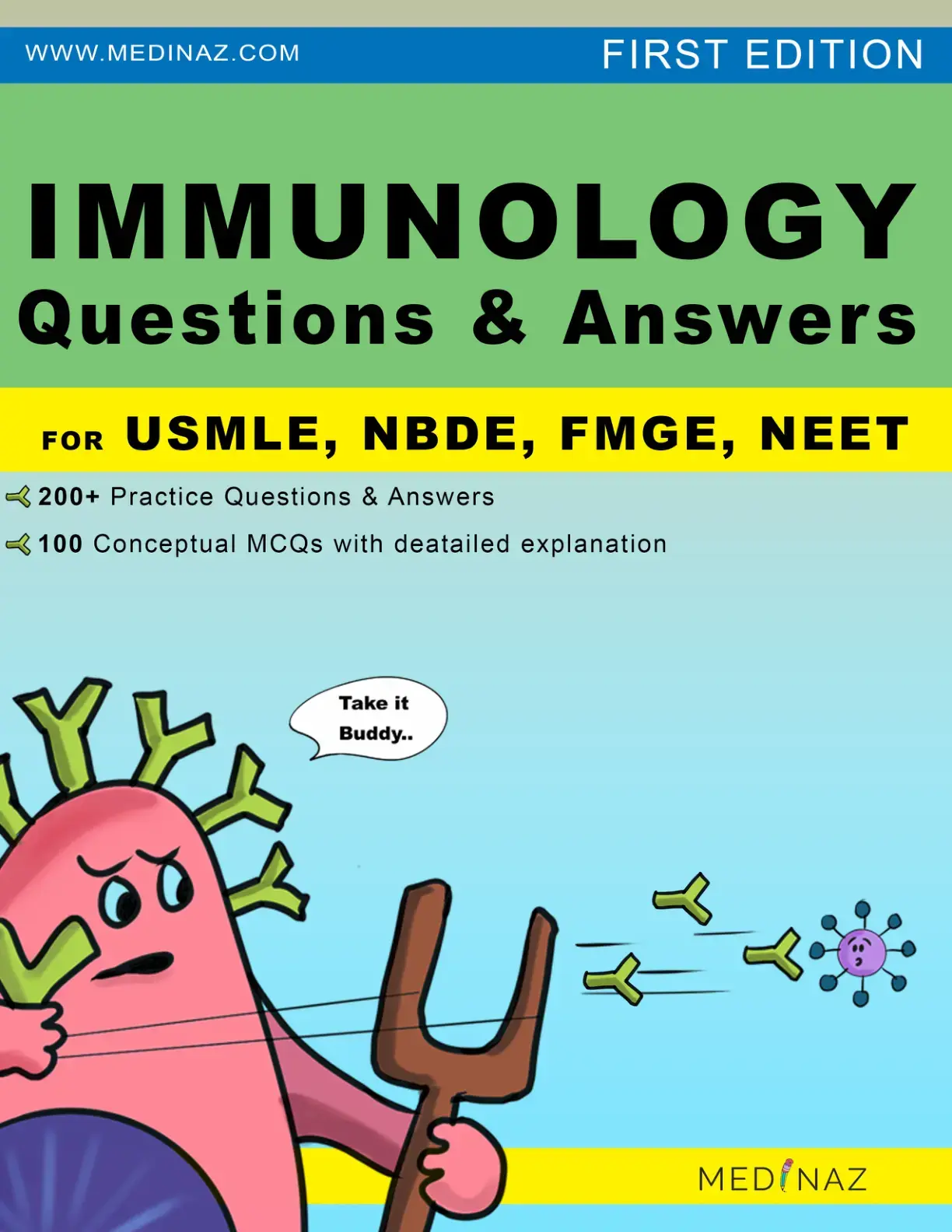 غلاف كتاب IMMUNOLOGY Questions & Answers