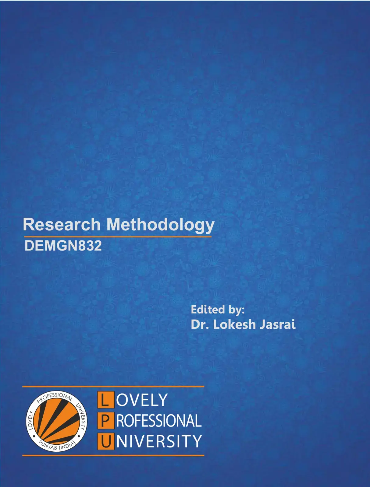 غلاف كتاب Research Methodology