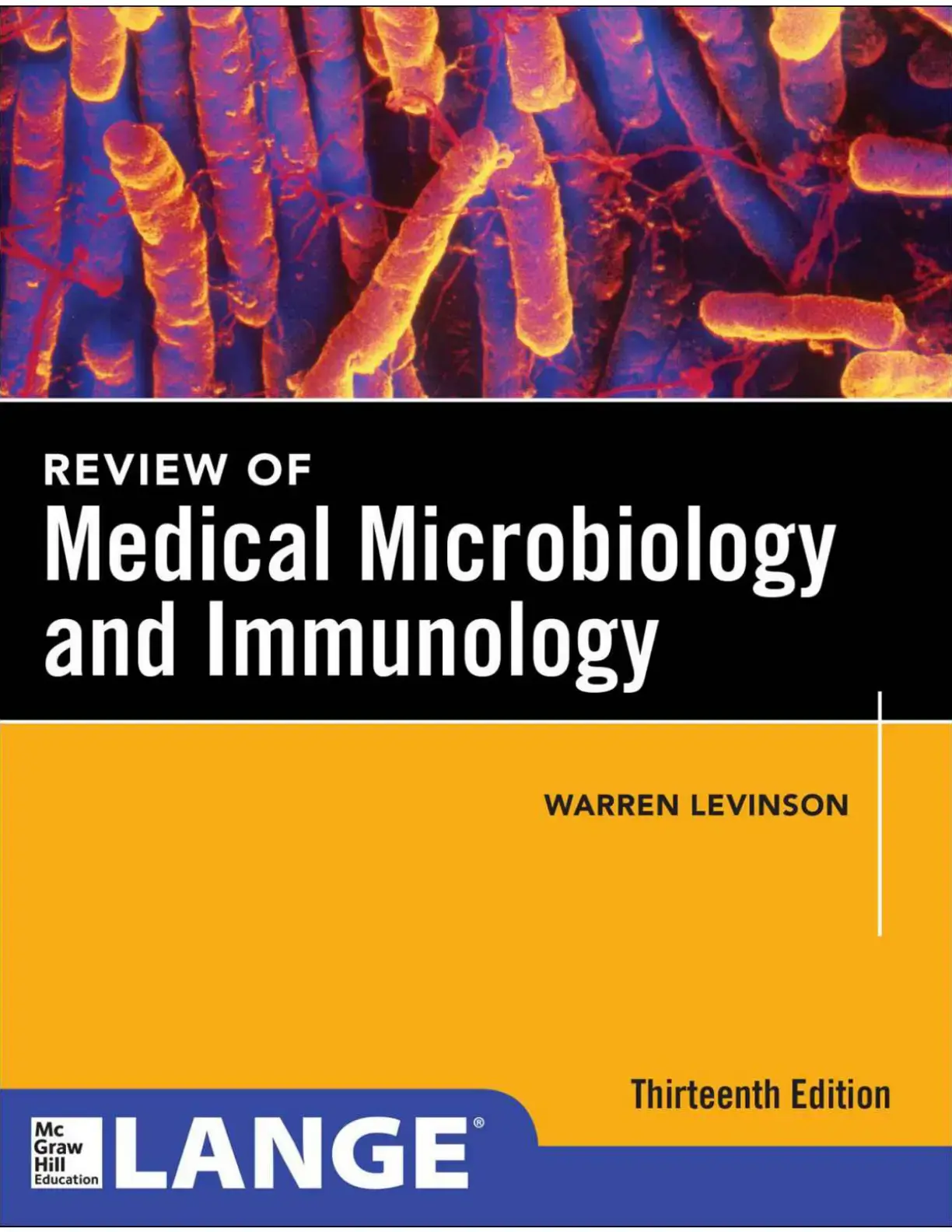 غلاف كتاب REVIEW OF Medical Microbiology and Immunology