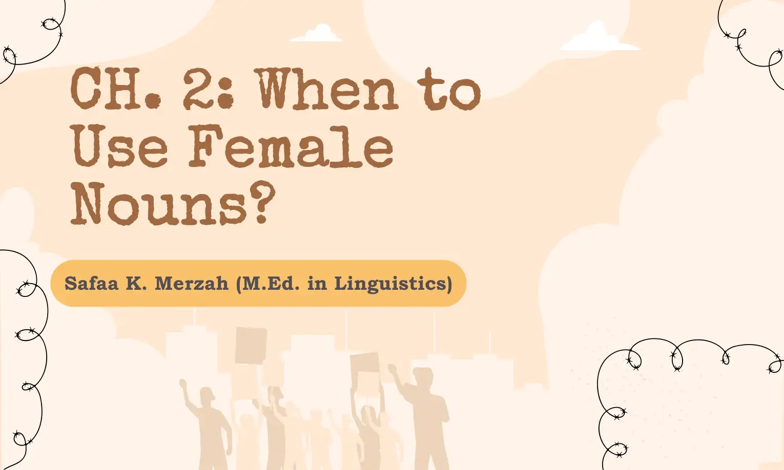 غلاف كتاب When to Use Female Nouns?