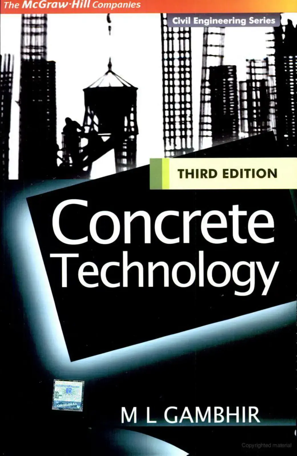 غلاف كتاب Concrete Technology