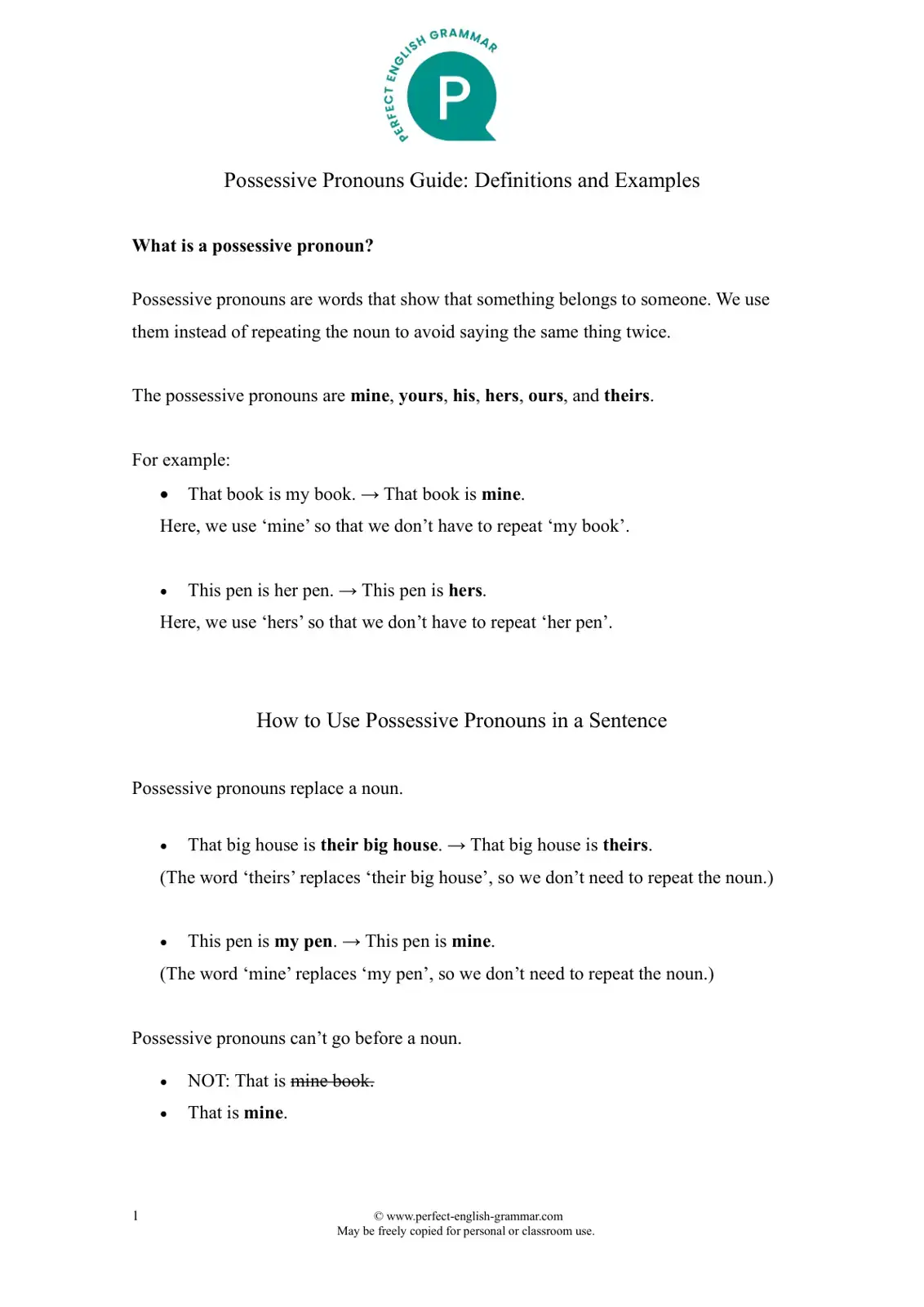 غلاف كتاب English Perfect Grammar