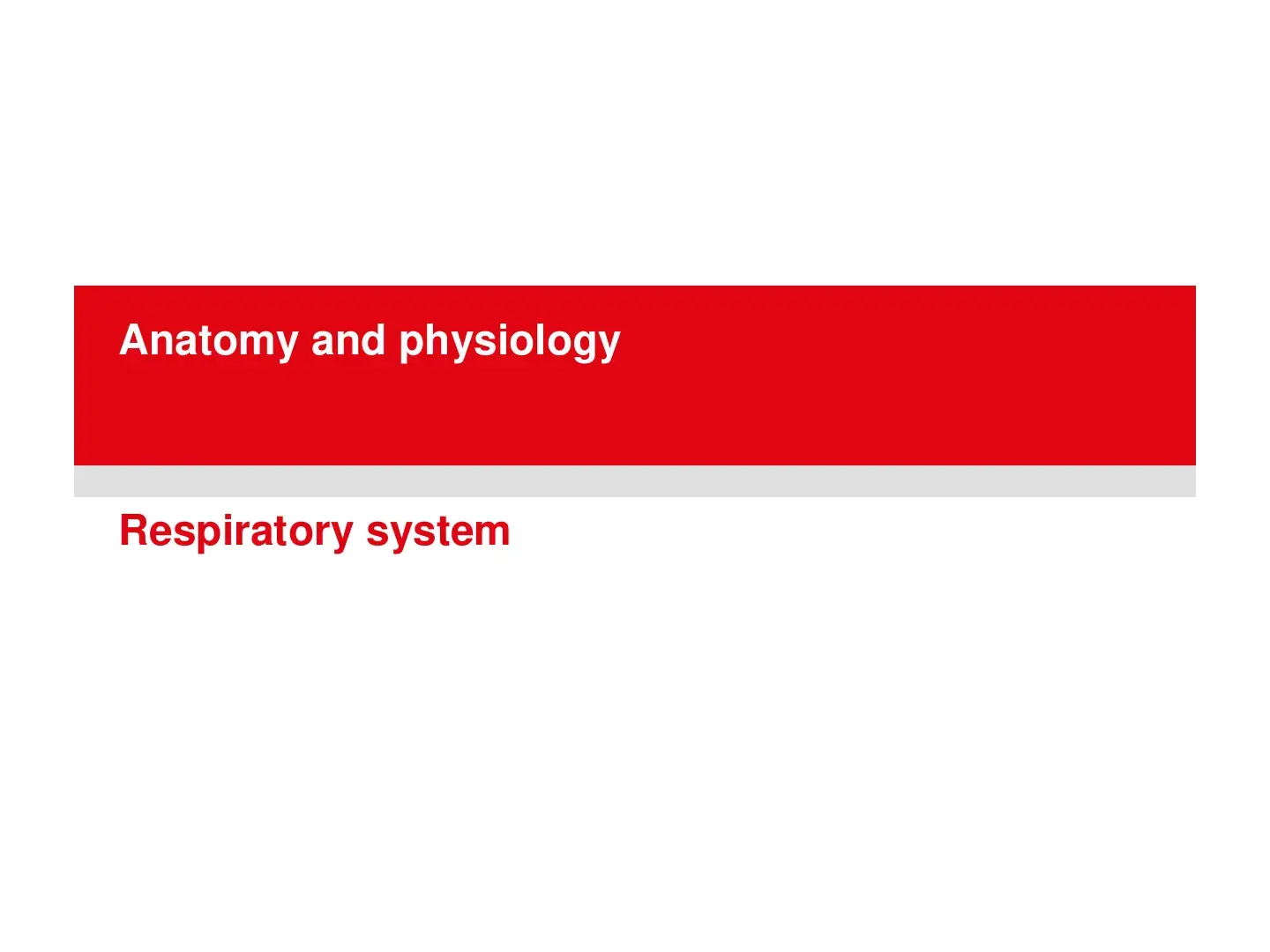 غلاف كتاب Anatomy and Physiology: Respiratory System