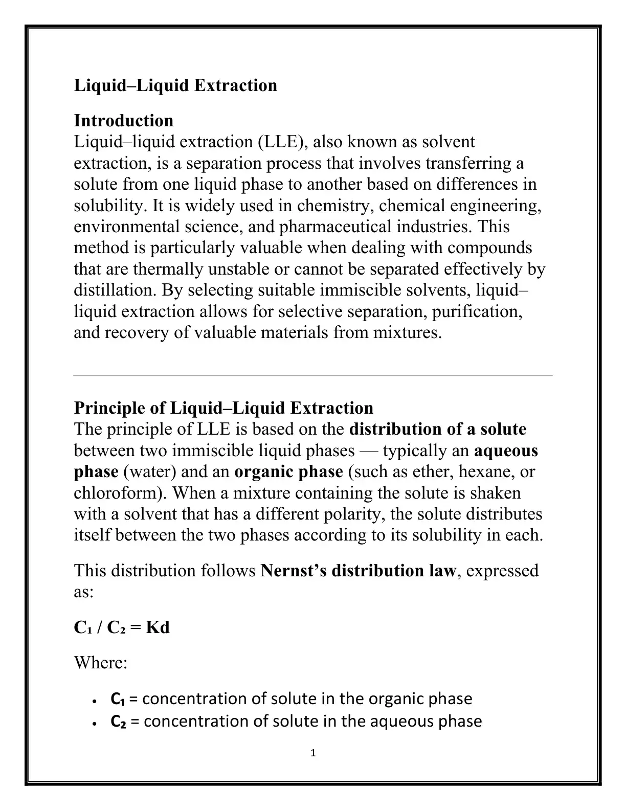 غلاف كتاب Liquid-Liquid Extraction