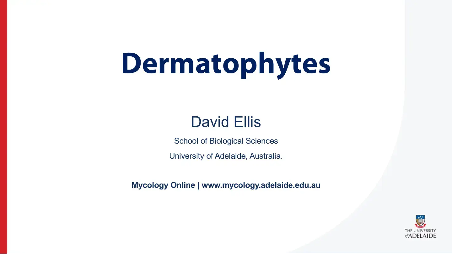 غلاف كتاب Dermatophytes