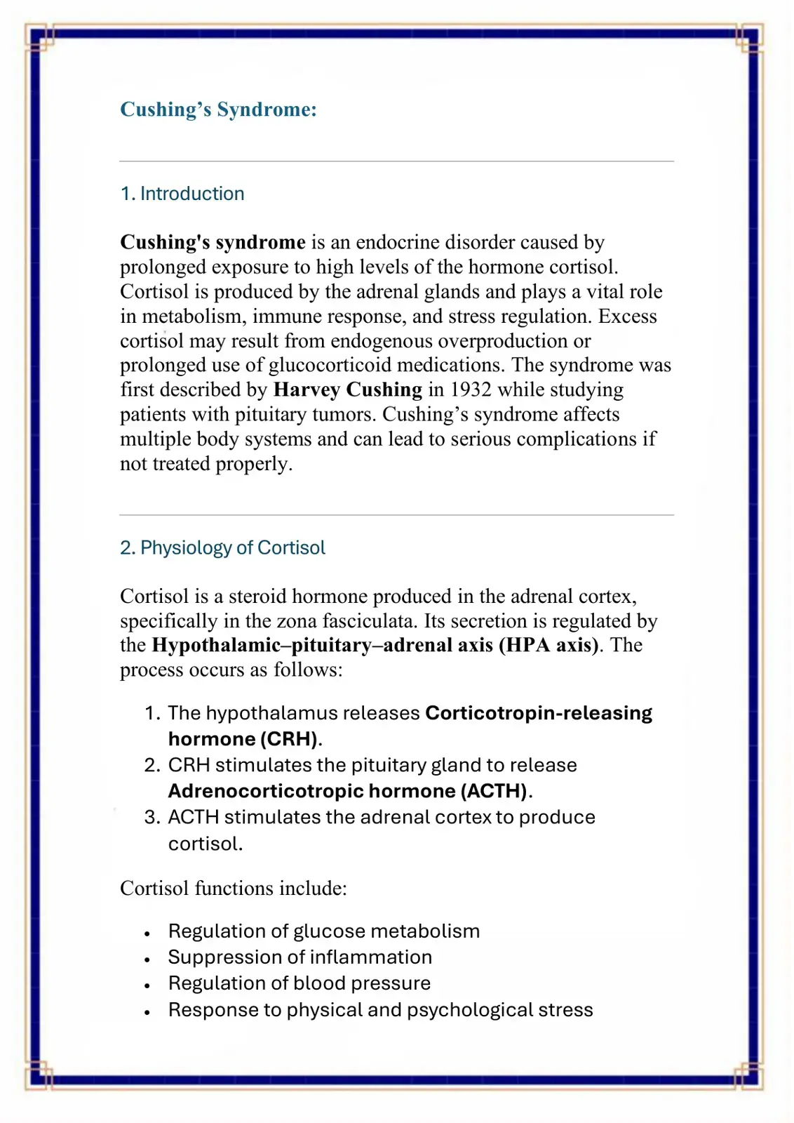 غلاف كتاب Cushing's Syndrome
