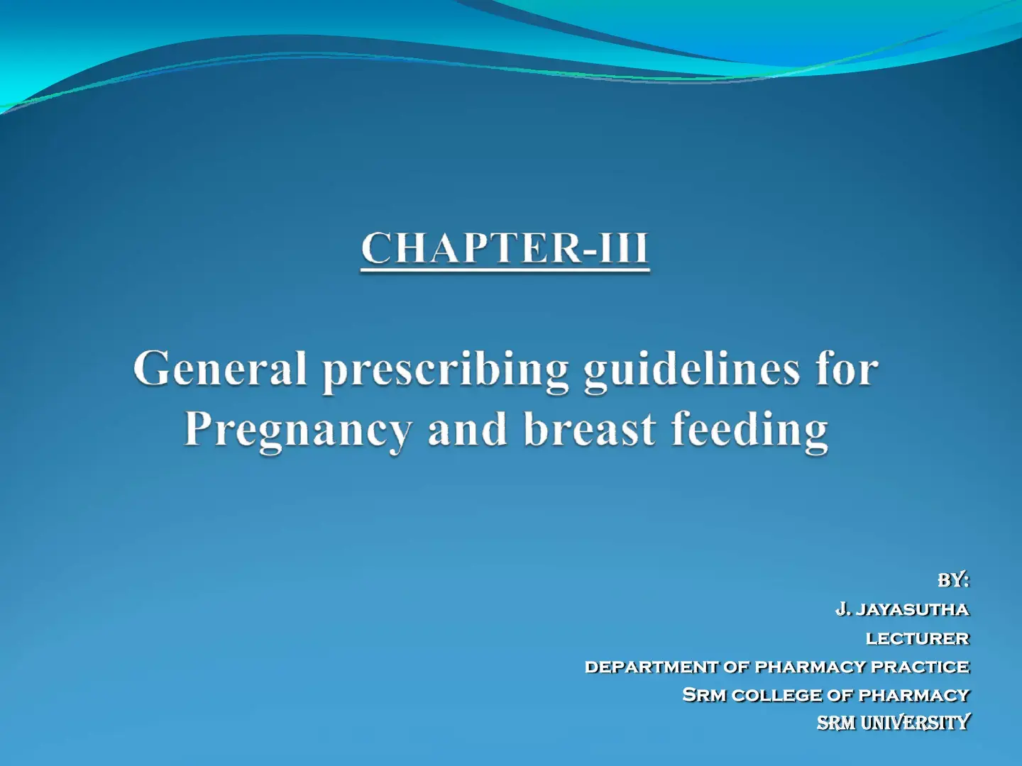 غلاف كتاب General prescribing guidelines for Pregnancy and breast feeding