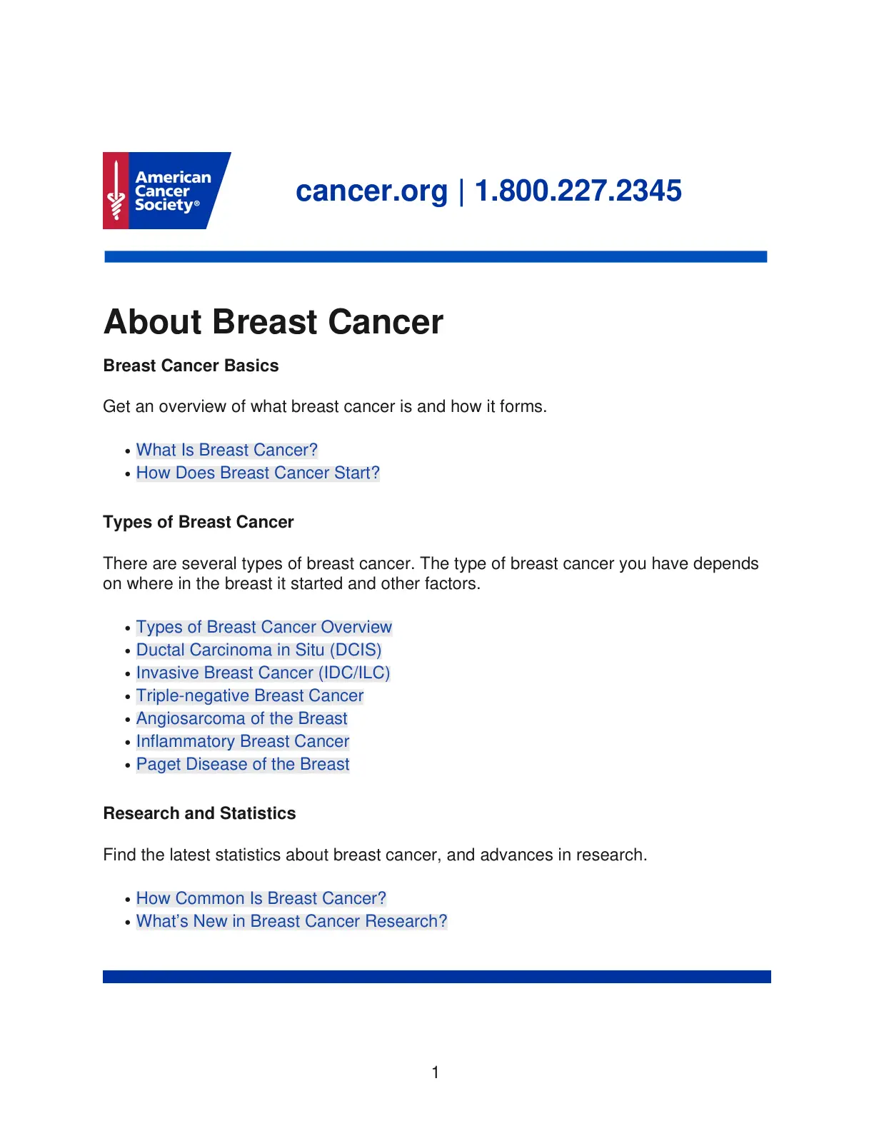 غلاف كتاب American Cancer Society