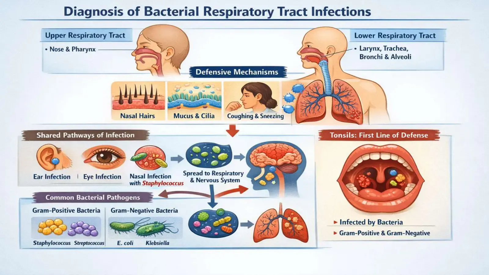 غلاف كتاب Diagnosis of Bacterial Respiratory Tract Infections