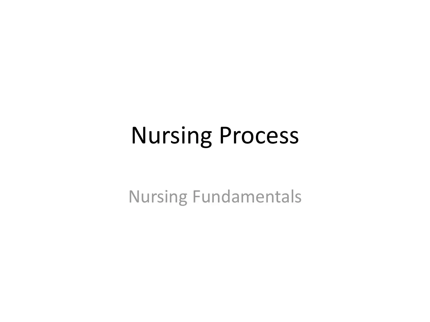 غلاف كتاب Nursing Process