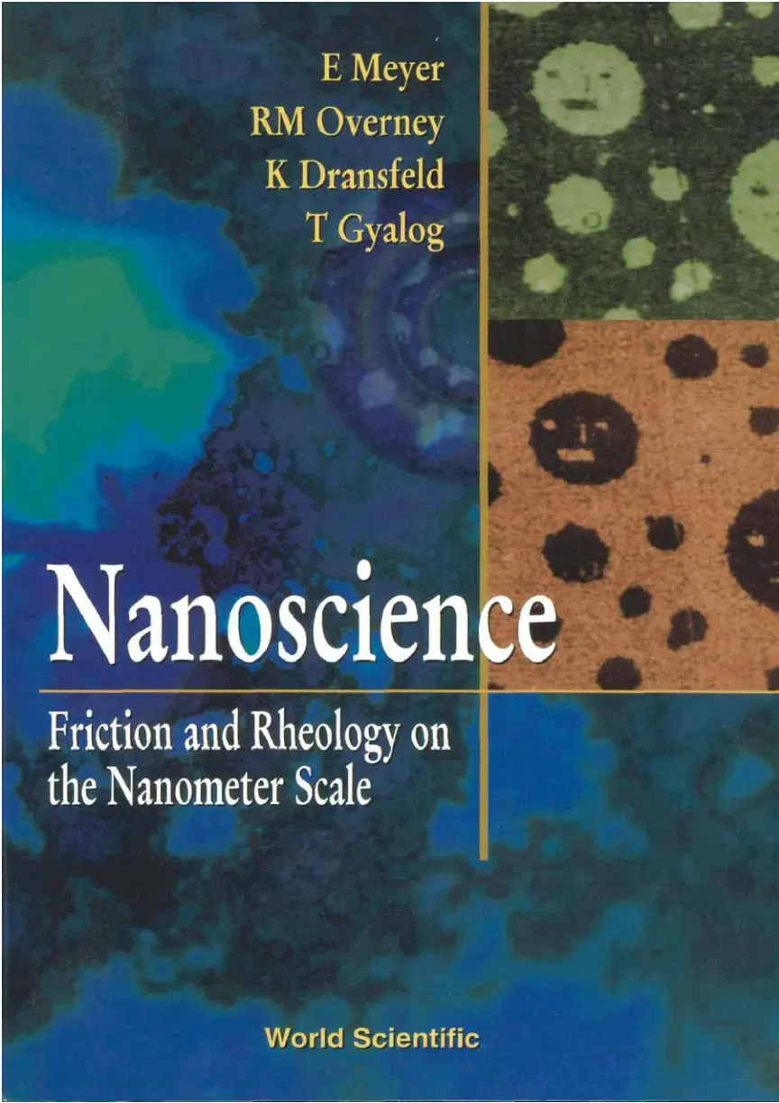 غلاف كتاب Nanoscience Friction and Rheology on the Nanometer Scale