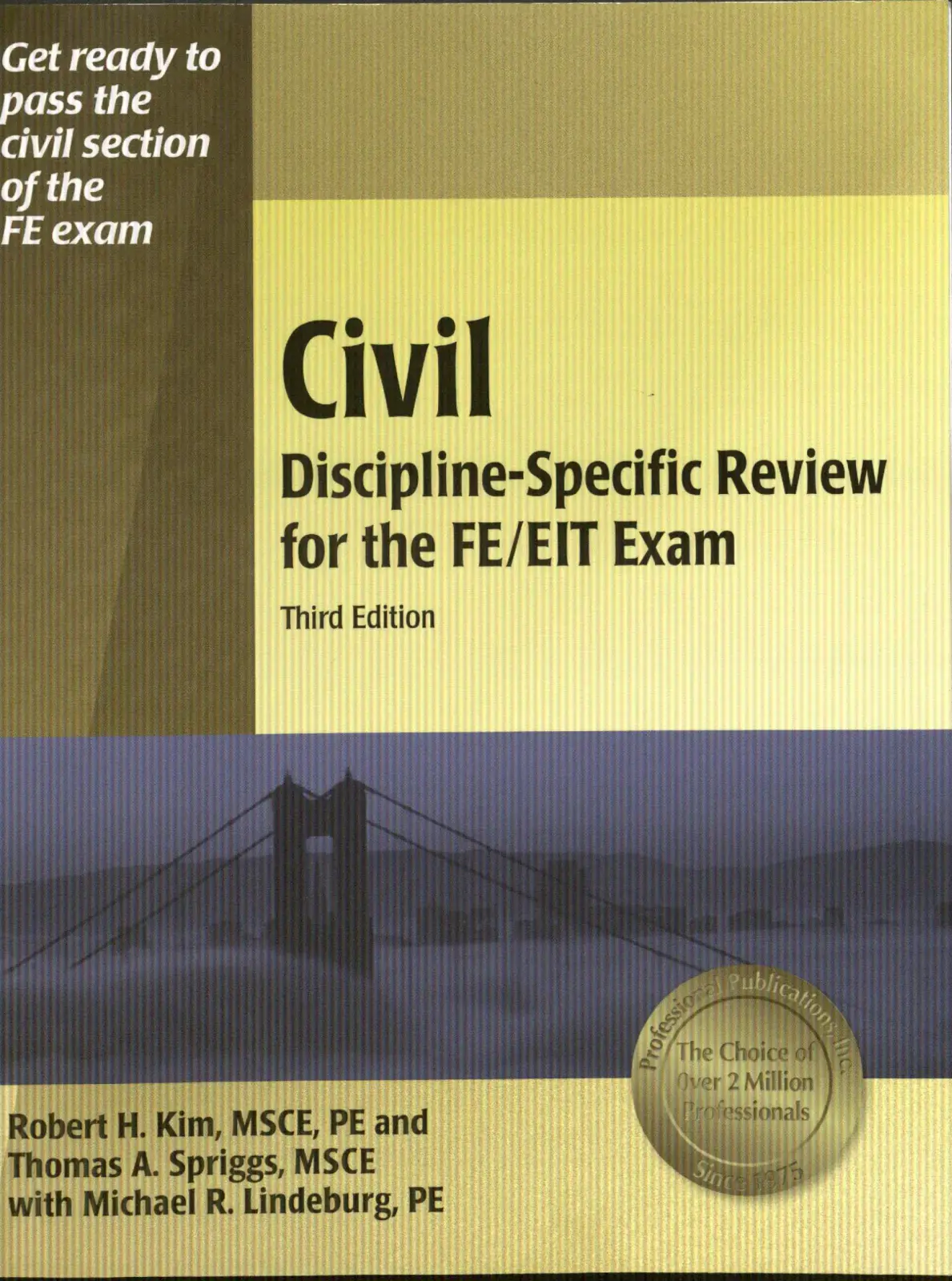غلاف كتاب Civil Discipline-Specific Review for the FE/EIT Exam