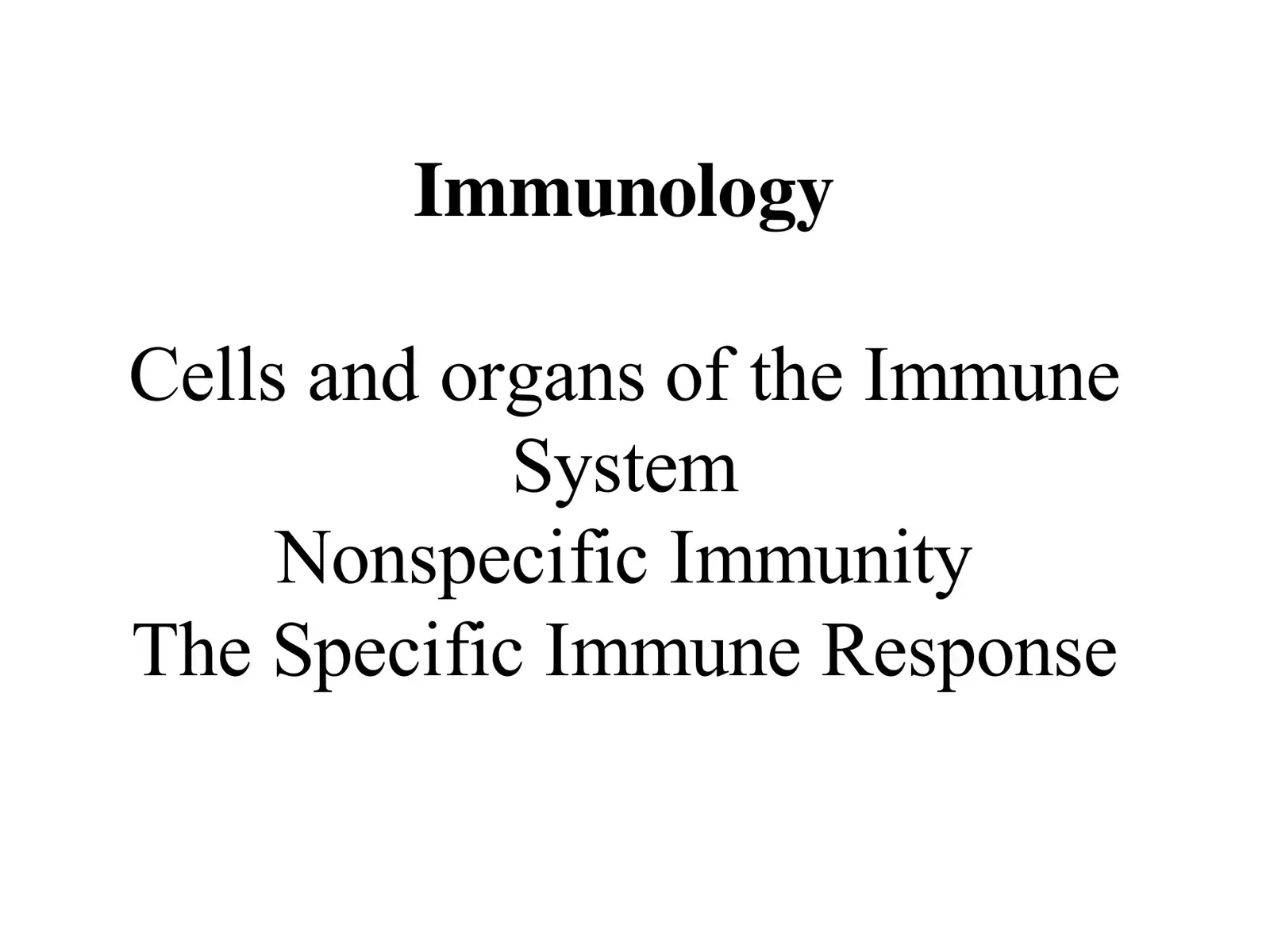 غلاف كتاب Immunology