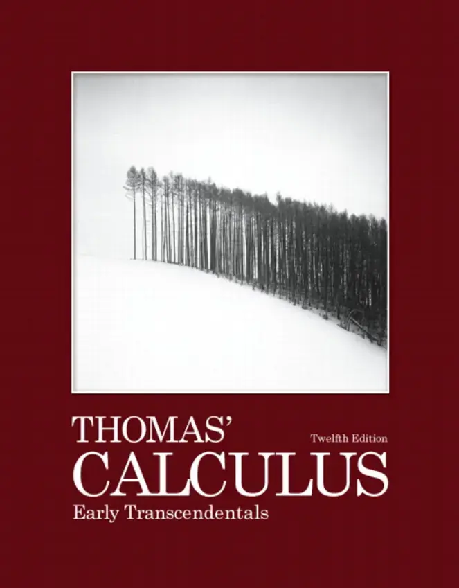 غلاف كتاب THOMAS' Twelfth Edition CALCULUS Early Transcendentals