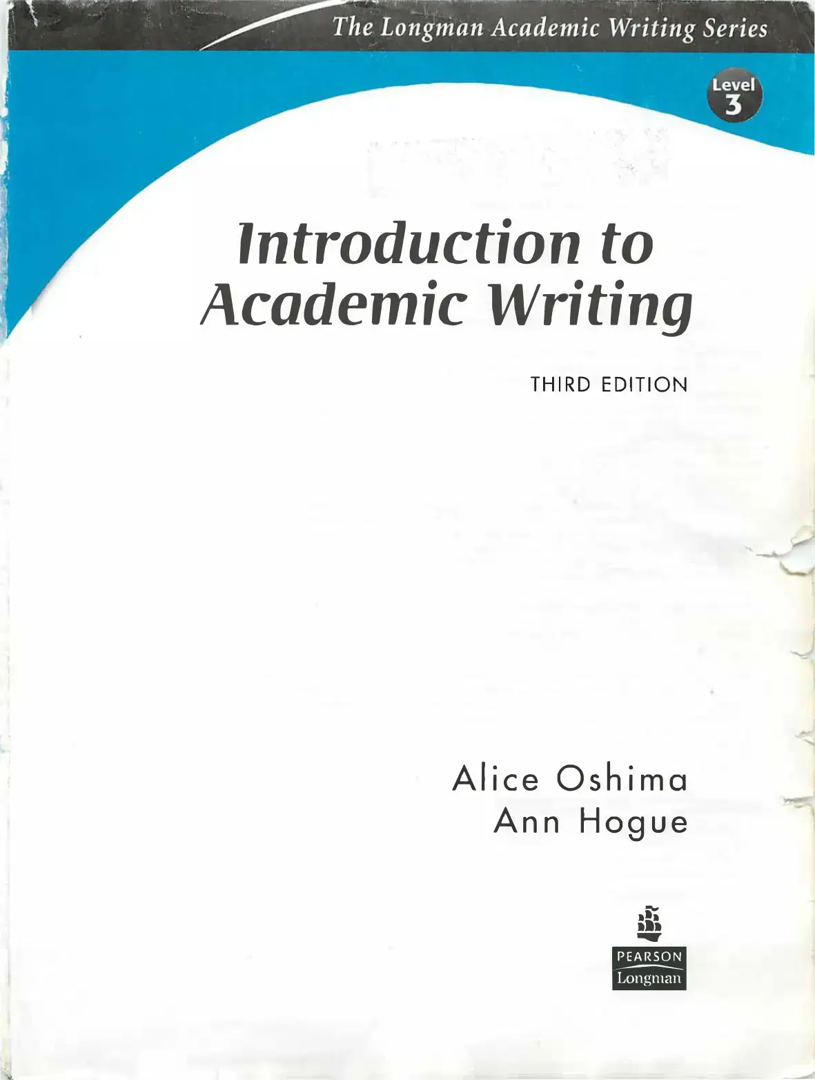 غلاف كتاب The Longman Academic Writing Series Introduction to Academic Writing THIRD EDITION Level 3