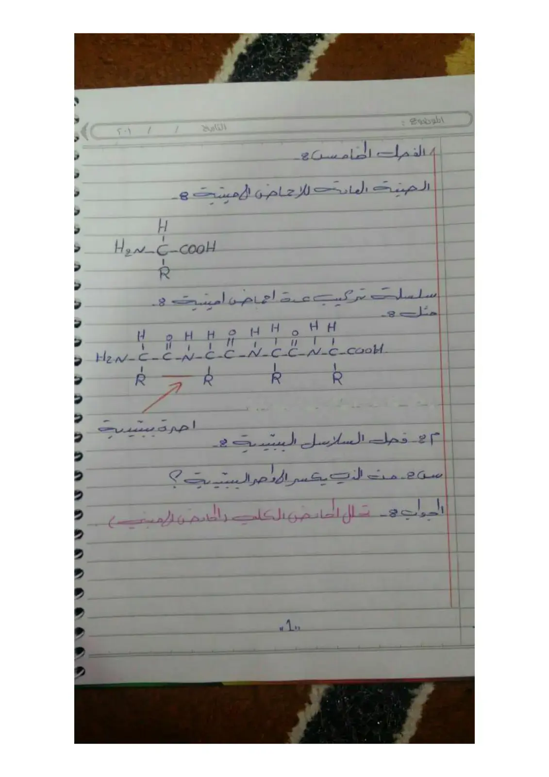 غلاف كتاب الحقيقة العامة للأحماض الأمينية