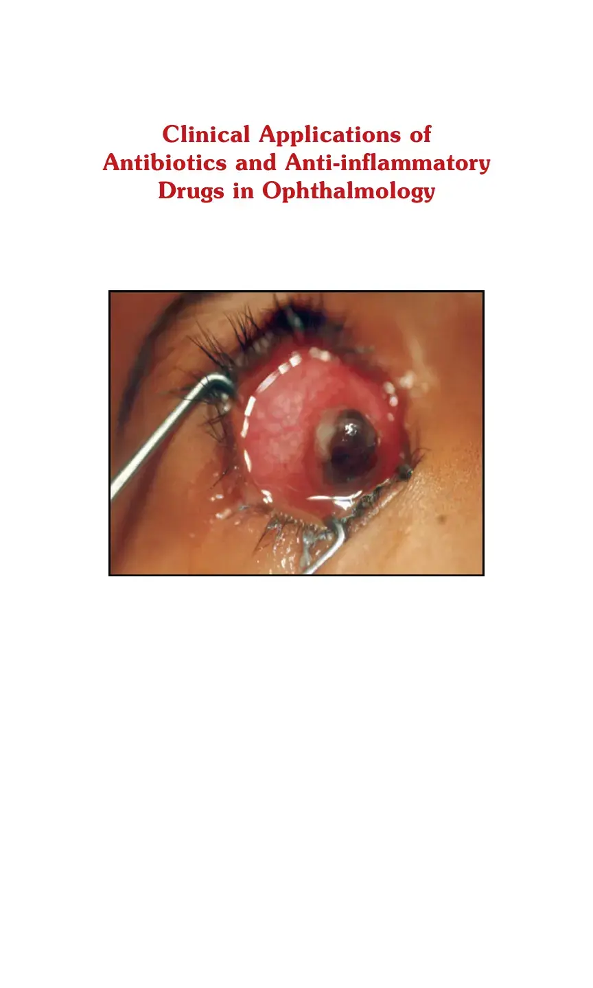 غلاف كتاب Clinical Applications of Antibiotics and Anti-inflammatory Drugs in Ophthalmology