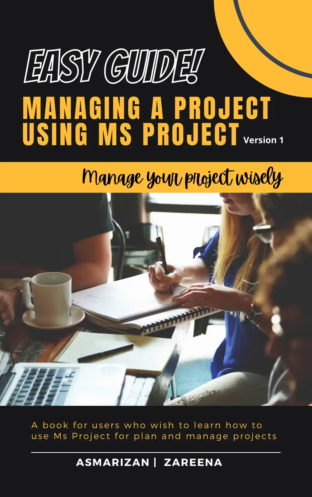 غلاف كتاب MANAGING A PROJECT USING MS PROJECT