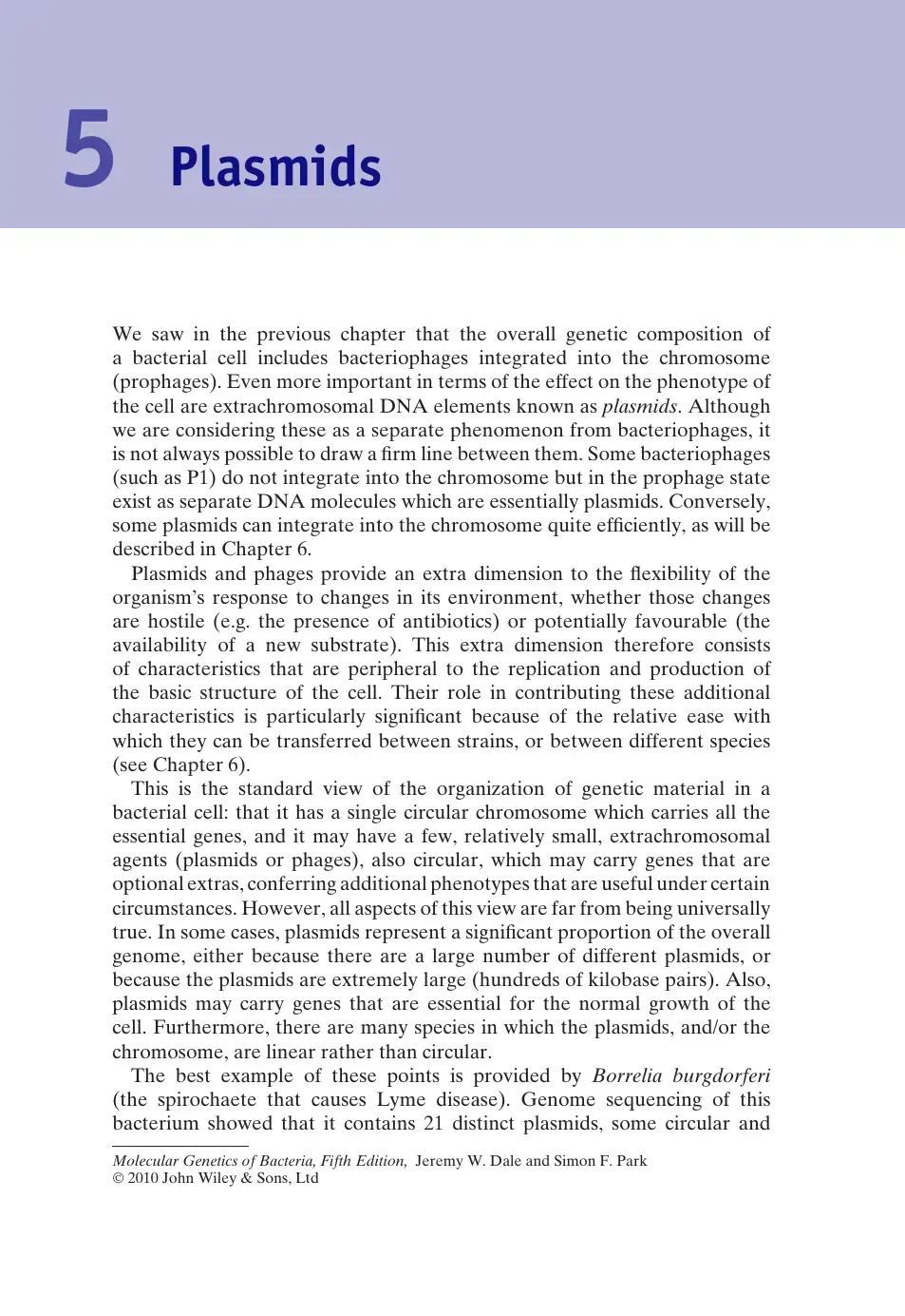 غلاف كتاب Molecular Genetics of Bacteria, Fifth Edition