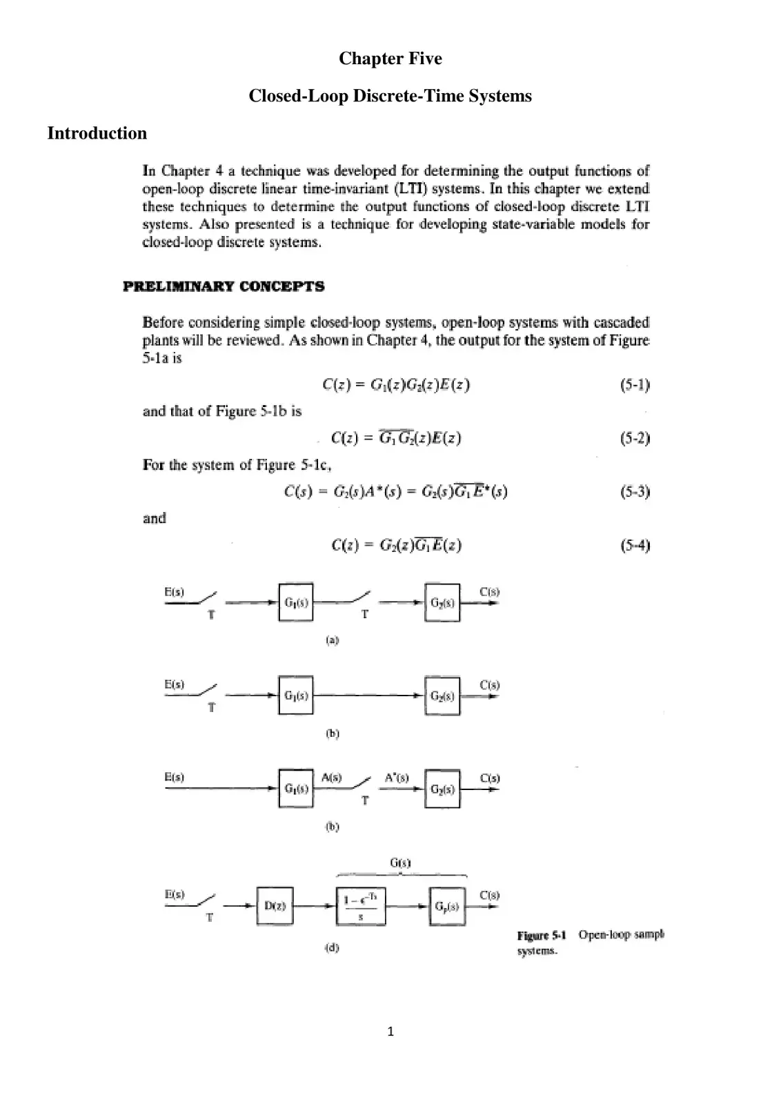 غلاف كتاب Closed-Loop Discrete-Time Systems