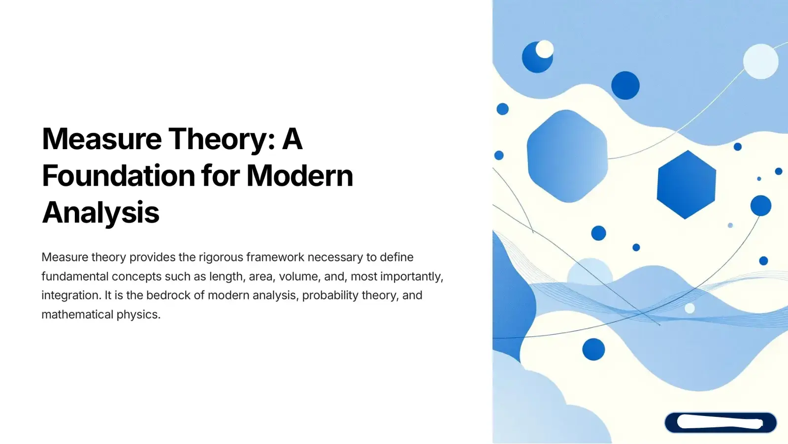 غلاف كتاب Measure Theory: A Foundation for Modern Analysis